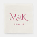 Recherche de magenta serviettes Bride