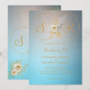 Recherche de logo de mariage invitations Turquoise