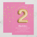 Suche nach 2nd birthday einladungen Girl