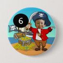 Recherche de trésor de pirate badges Anniversaire