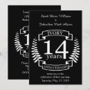 Recherche de pour 14 ans invitations Noir et blanc