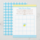 Suche nach yellow shower baby einladungen Gingham