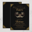 Recherche de mascarade moderne invitations Chic
