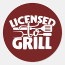 Recherche de humour de barbecue autocollants Drôle