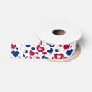 Recherche de coeur rouge rubans Blanc