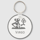 Recherche de symbole zodiaque porteclés Virgo