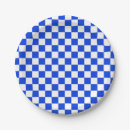 Recherche de damier assiettes en papier Motif