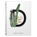 Recherche de cactus carnets Monogramme