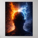 Suche nach dualität poster Feuer