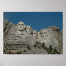 Suche nach der mount rushmore poster Denkmal