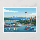 Suche nach seattle skyline postkarten Souvenir