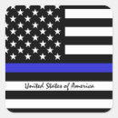 Recherche de policiers autocollants Drapeau américain