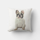 Recherche de français bouledogue coussins Aquarelle