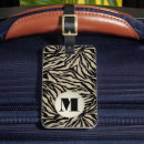 Recherche de motif de zèbre bagages étiquettes Monogramme