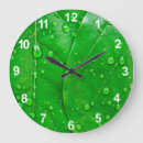 Recherche de goutte de pluie horloges Feuille