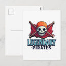 Recherche de drapeaux croisés cartes postales Jolly roger