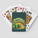 Recherche de trèfle vert jeux de cartes Irlande