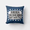 Recherche de buveur coussins Amateur de bière