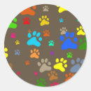 Recherche de pistes autocollants Chat