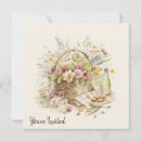 Recherche de panier pique nique invitations Floral