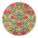 Recherche de motif botanique boutons et poignées de porte William morris