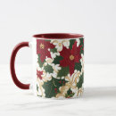 Recherche de houx tasses Poinsettia