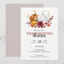 Recherche de elegant thanksgiving invitations Dîner d'action de grâces