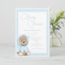Recherche de ours bébé invitations Garçon