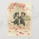 Recherche de chaton vintage invitations Chats