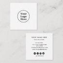 Recherche de logo cercle cartes visite Blanc professionnel