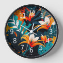 Recherche de orange blanc horloges Beau