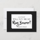 Recherche de anneaux invitations Noir et blanc
