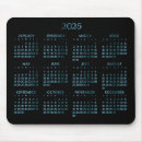 Recherche de calendrier annuel tapis souris 2025