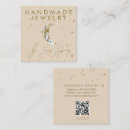 Recherche de bijoux faits main cartes visite Artisan