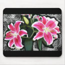 Recherche de lis roses tapis souris Nature