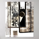 Recherche de arts de langue posters Noir et blanc