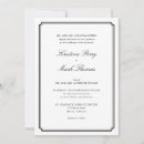 Recherche de catholique mariage invitations Noir et blanc