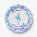 Recherche de danse assiettes en papier Girl