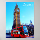 Suche nach london bus poster Rot