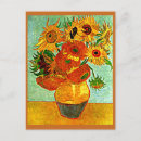 Recherche de douze tournesols cartes postales Vincent van gogh