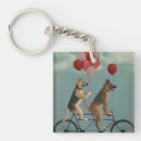 Recherche de tandem porteclés Chiens à bicyclette