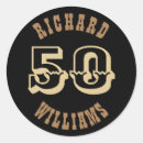 Recherche de birthday party autocollants Cinquante