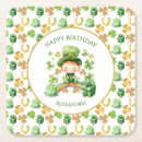 Recherche de shamrock dessous de verres Quatre feuilles de trèfle