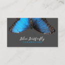 Recherche de papillons bleus cartes visite Salon