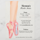 Recherche de danseurs prospectus Ballerine