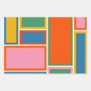 Recherche de géométrique papier cadeau Milieu du siècle