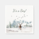 Recherche de baby boy shower serviettes Forêt