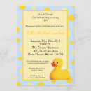 Recherche de rubber ducky invitations Jaune