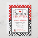Recherche de douche nuptiale de zèbre invitations Chic