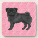 Recherche de chien carlin de dessous de verres Amour